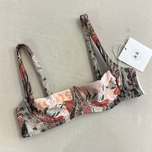 NWT Carolina K Carmel Bikini Top!